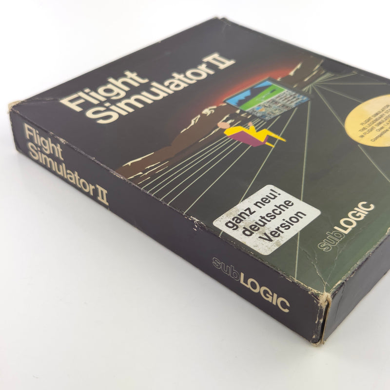 Atari ST STE Spiel : Flight Simulator II - Diskette Anleitung OVP / sublogic