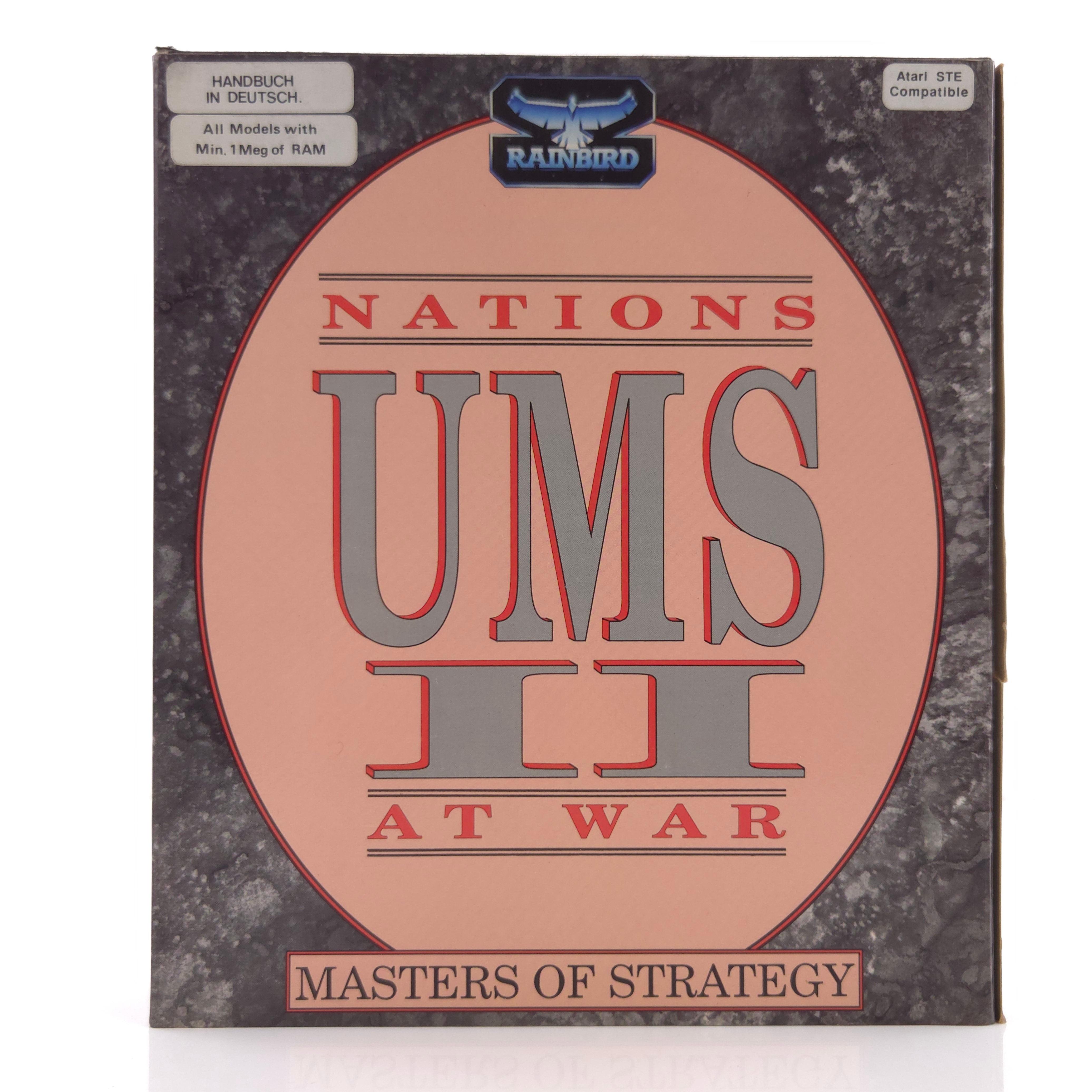 Atari ST STE Spiel : UMS II Nations at War - Diskette Anleitung OVP / Rainbird