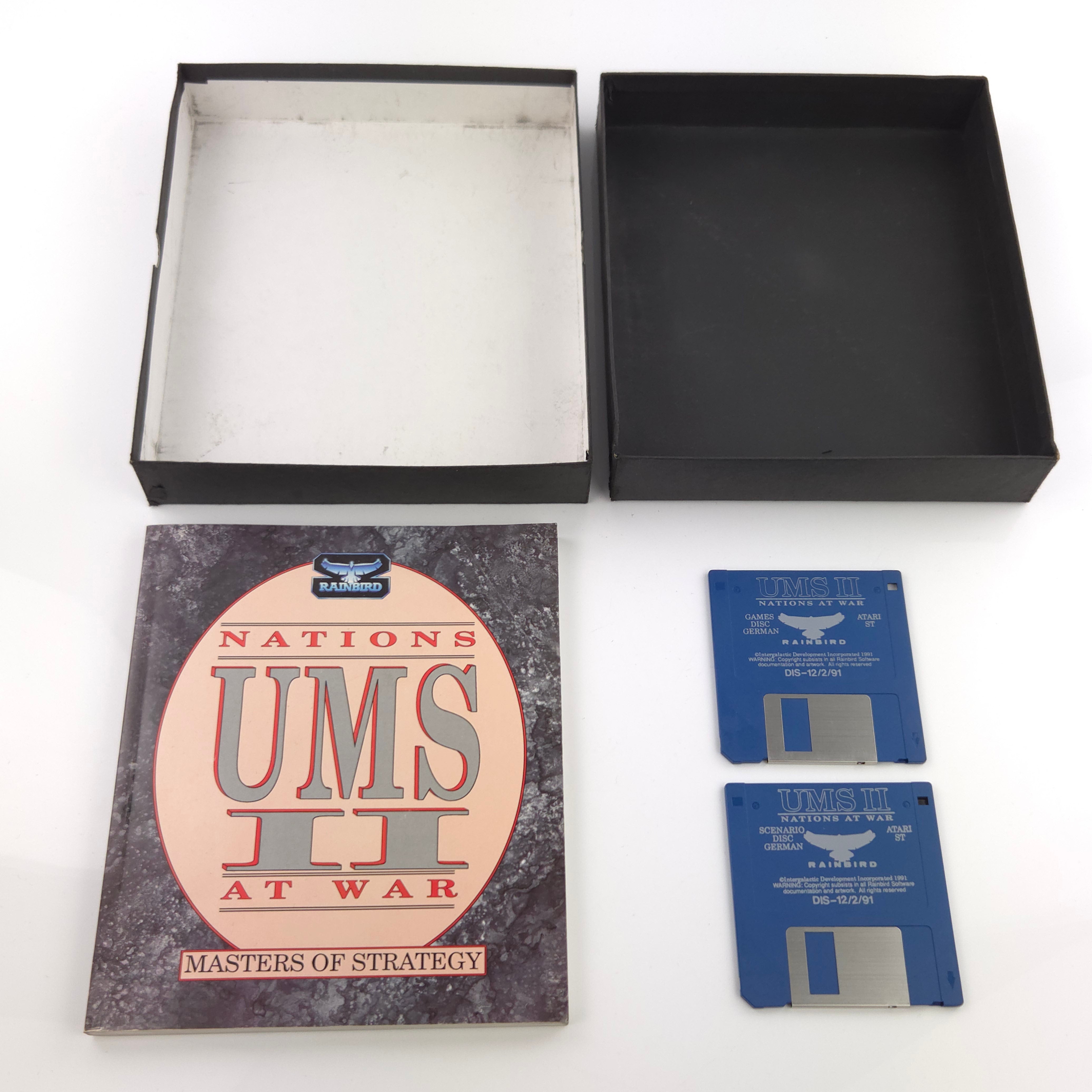 Atari ST STE Spiel : UMS II Nations at War - Diskette Anleitung OVP / Rainbird