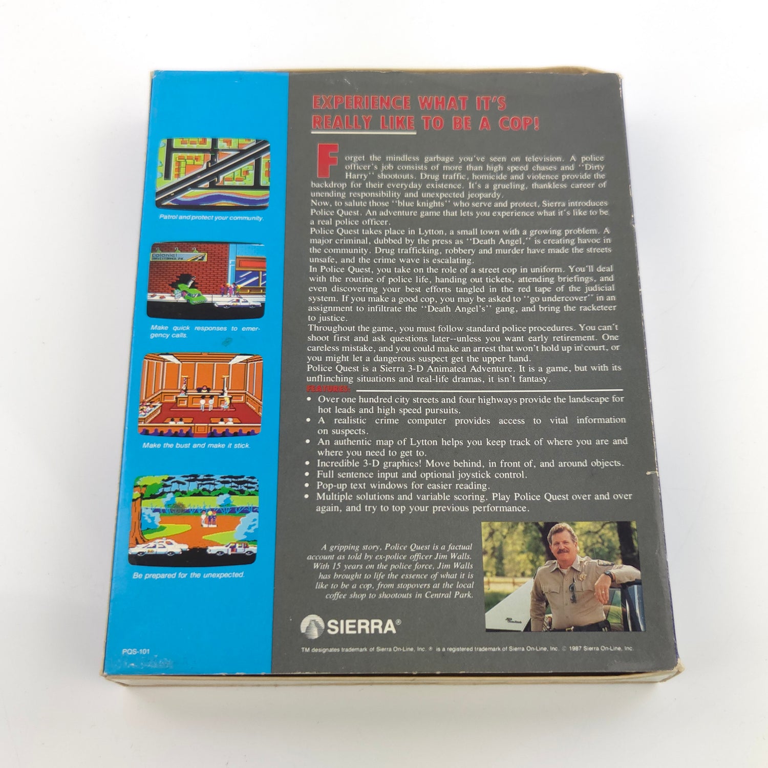 Atari ST STE Spiel : Police Quest - Diskette Anleitung OVP / Sierra