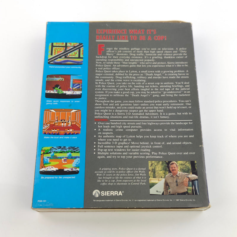 Atari ST STE Spiel : Police Quest - Diskette Anleitung OVP / Sierra