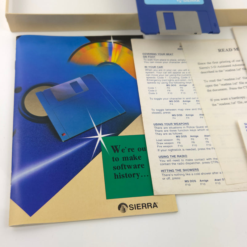 Atari ST STE Spiel : Police Quest - Diskette Anleitung OVP / Sierra