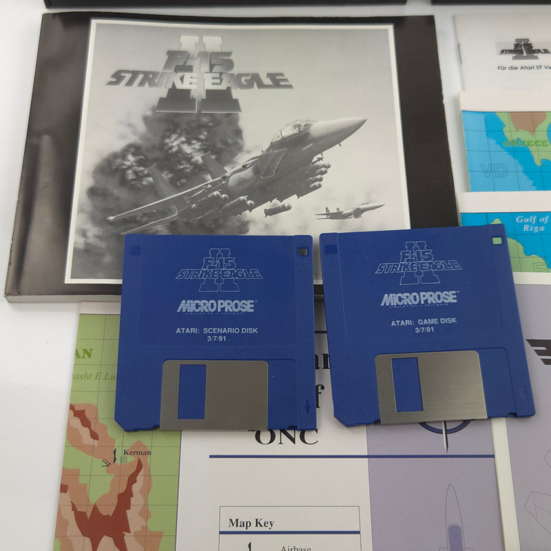 Atari ST STE Spiel : F-15 Strike Eagle II - Diskette Anleitung OVP / Micropose