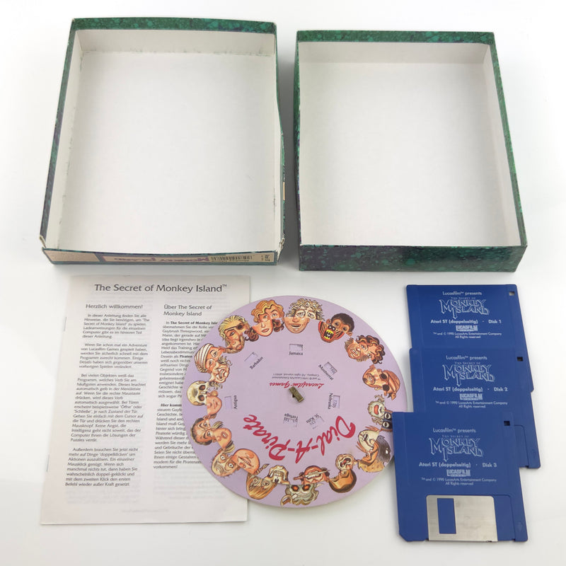 Atari ST STE Spiel : The Secret of Monkey Island - Diskette Anleitung OVP