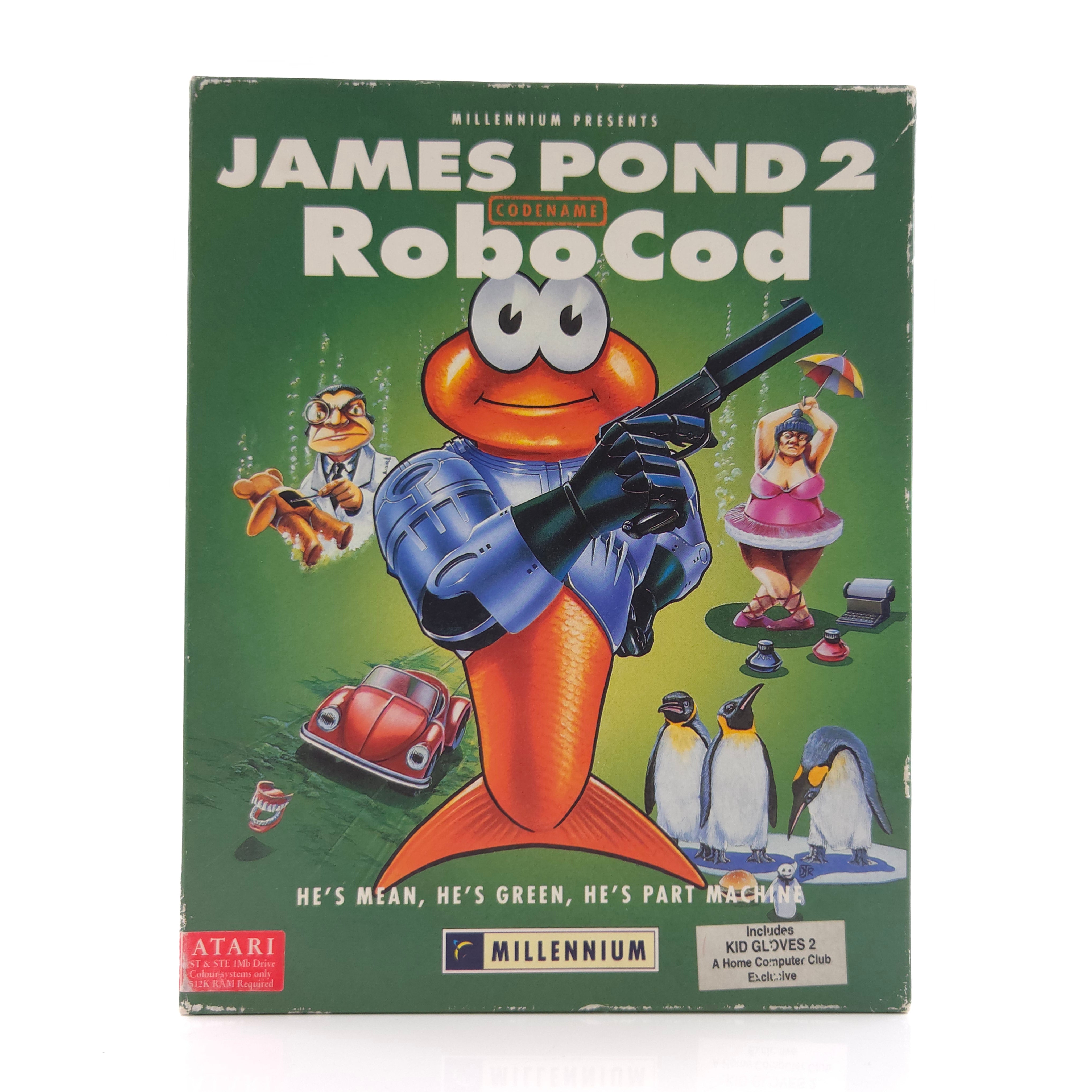 Atari ST STE Spiel : James Pond 2 Codename Robocod - Diskette OVP