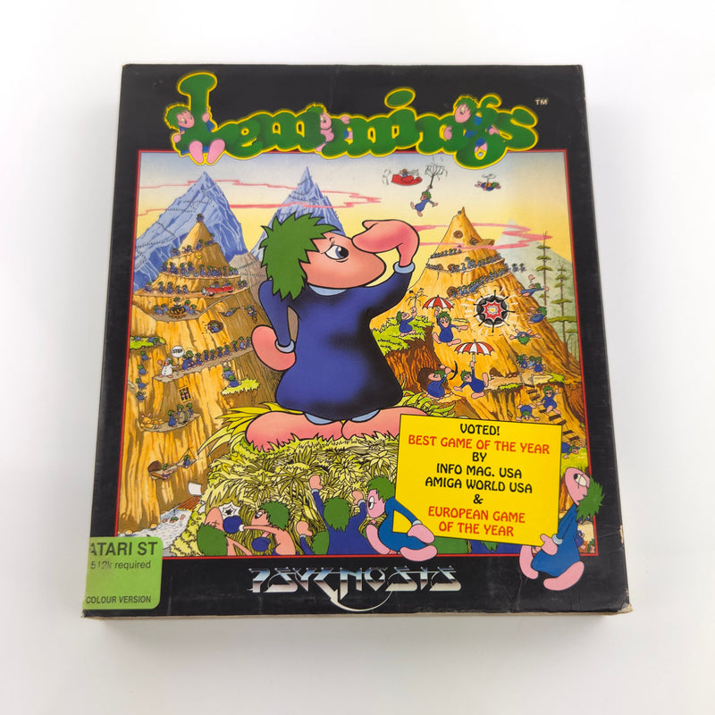 Atari ST STE Spiel : Lemmings - Diskette Anleitung OVP / Psygnosis