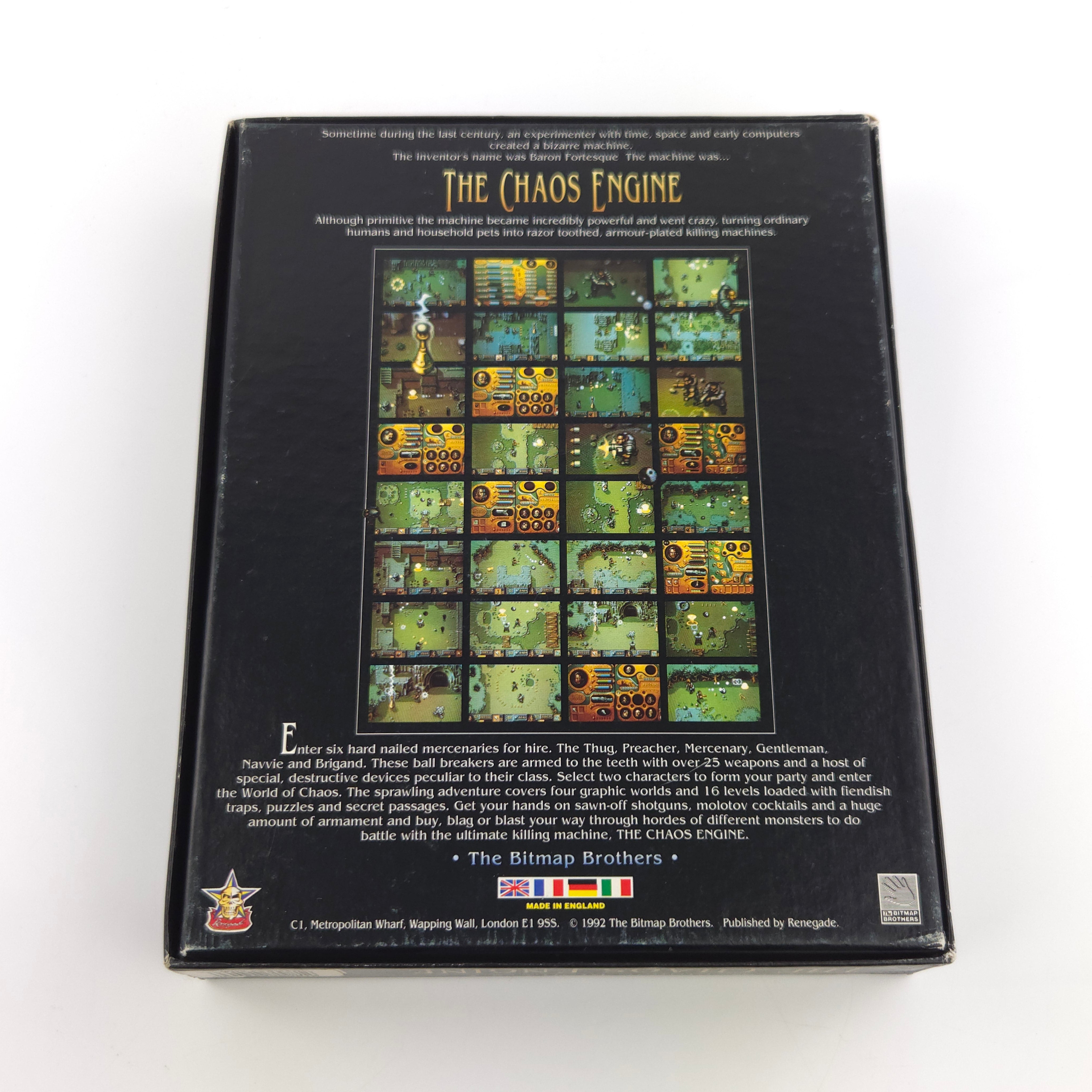 Atari ST STE Spiel : The Chaos Engine Bitmap Brothers - Diskette Anleitung OVP