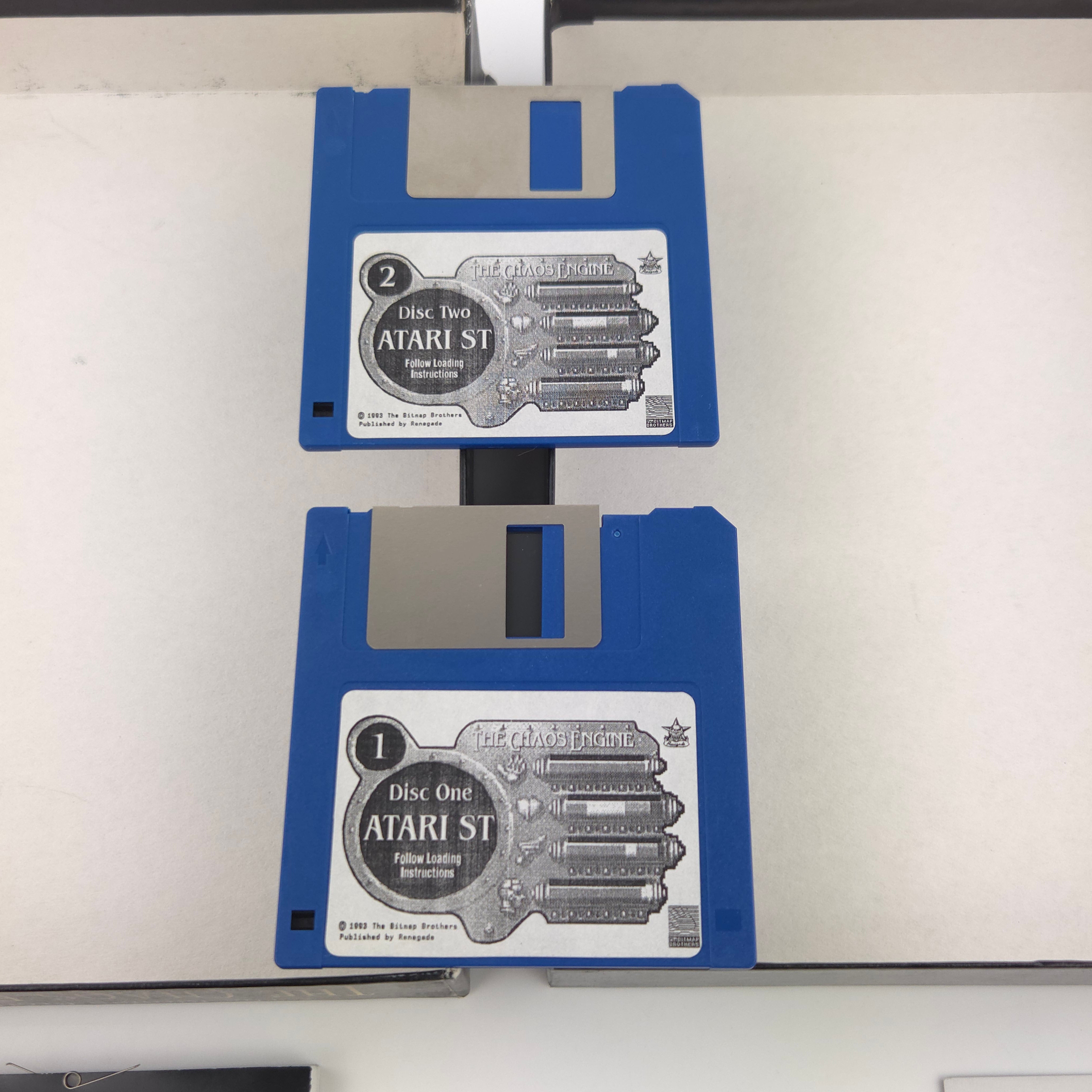 Atari ST STE Spiel : The Chaos Engine Bitmap Brothers - Diskette Anleitung OVP
