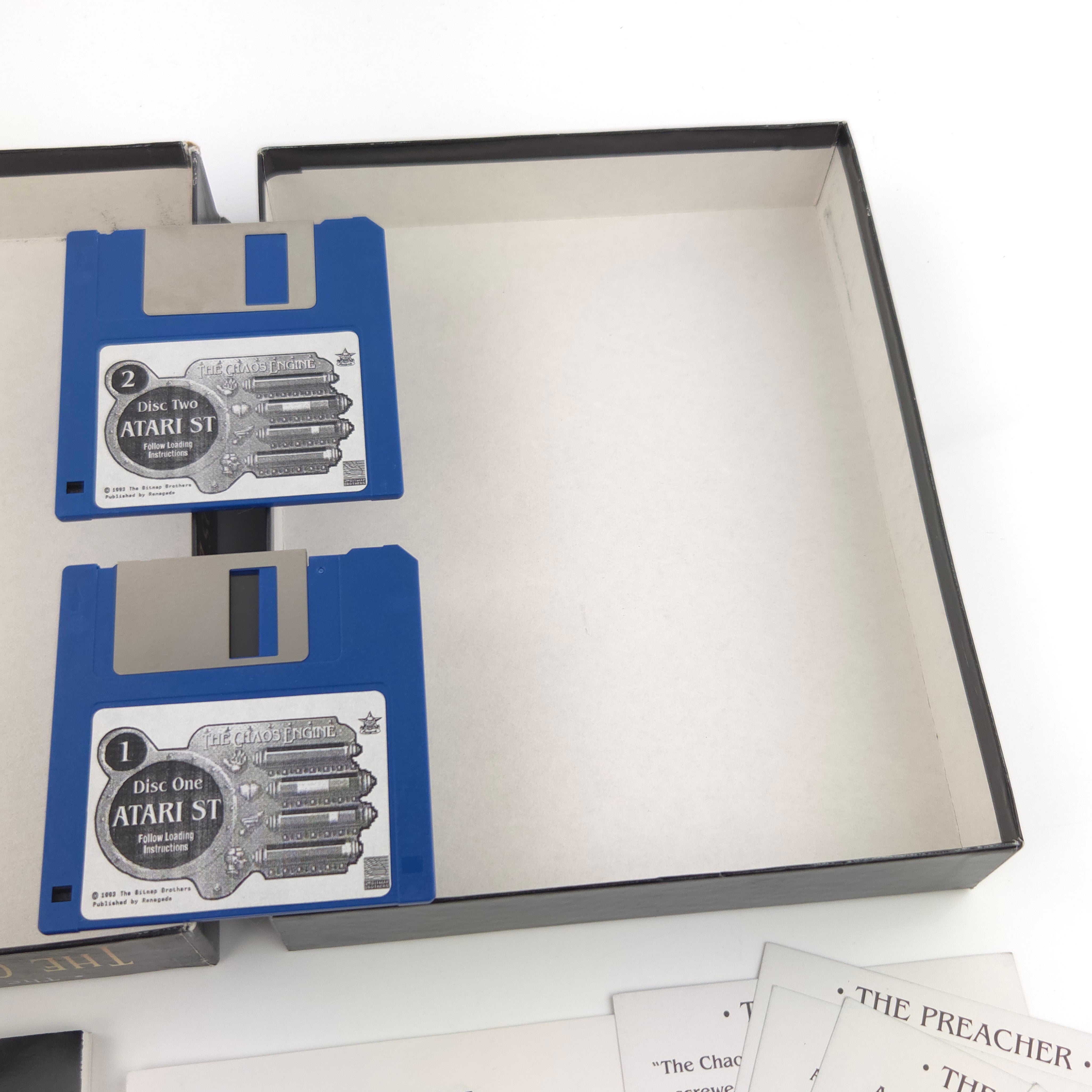 Atari ST STE Spiel : The Chaos Engine Bitmap Brothers - Diskette Anleitung OVP