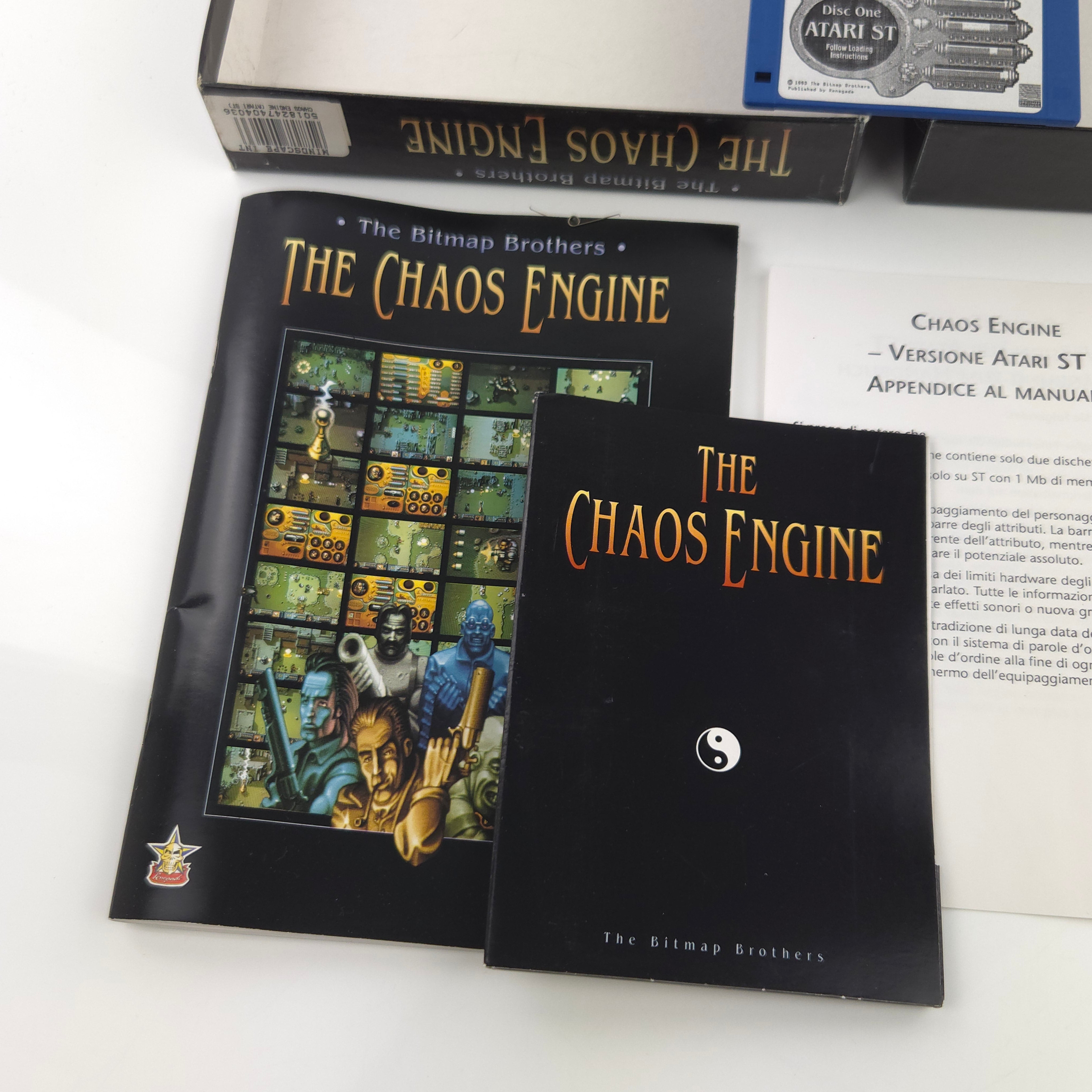 Atari ST STE Spiel : The Chaos Engine Bitmap Brothers - Diskette Anleitung OVP