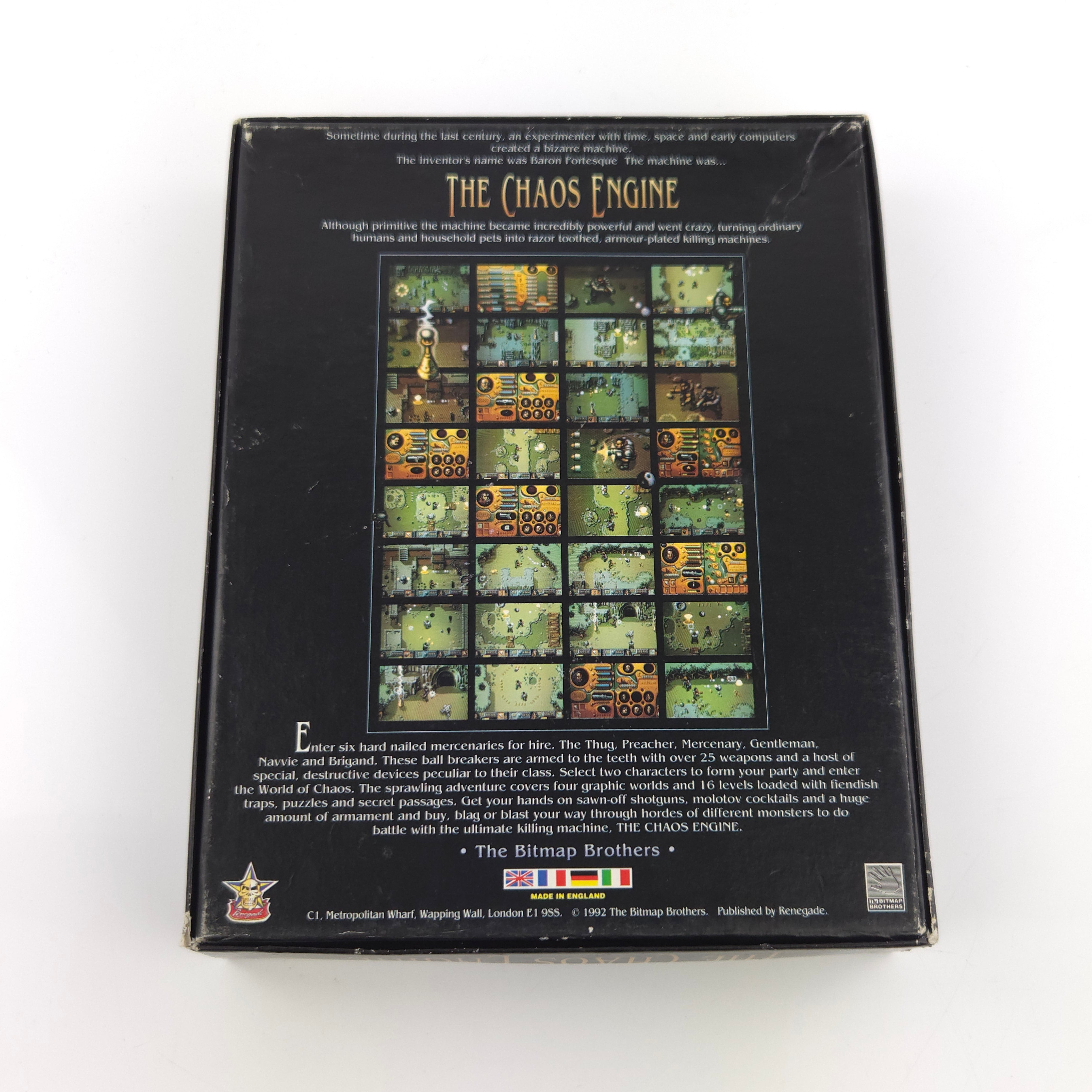 Atari ST STE Spiel : The Chaos Engine Bitmap Brothers  Diskette Anleitung OVP 02