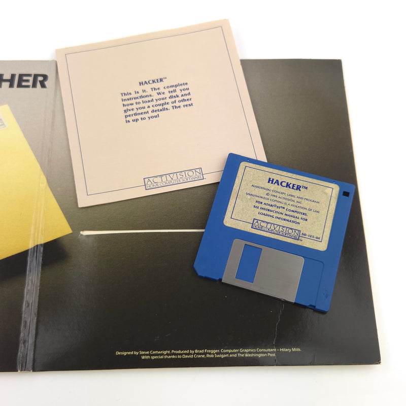Atari ST STE Spiel Anwendung : HACKER - Diskette Anleitung OVP