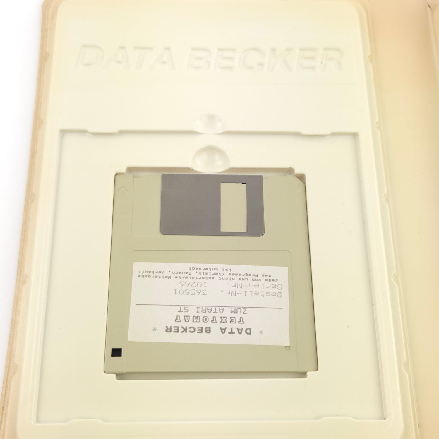 Atari ST STE Spiel Anwendung : Textomat ST - Diskette Anleitung OVP  Data Becker