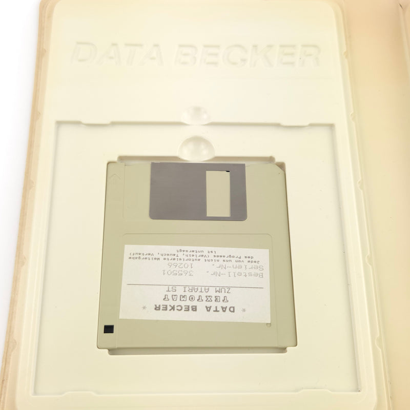 Atari ST STE Spiel Anwendung : Textomat ST - Diskette Anleitung OVP  Data Becker