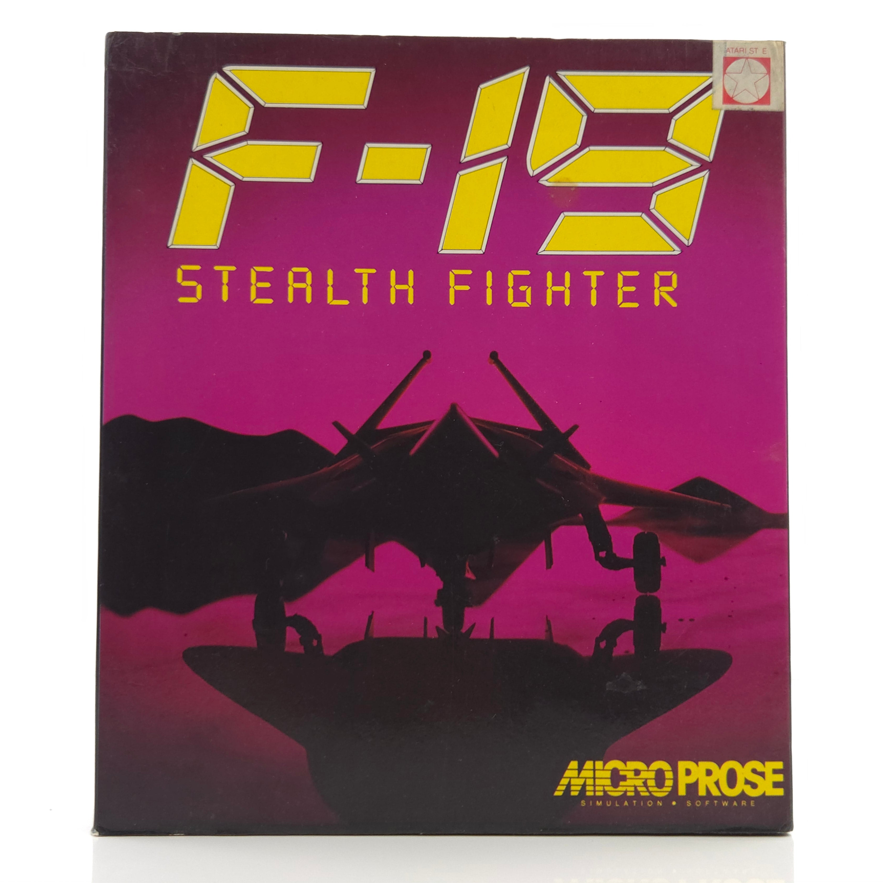 Atari ST STE Spiel : F-19 Stealth Fighter - Diskette Anleitung OVP / Micro Prose