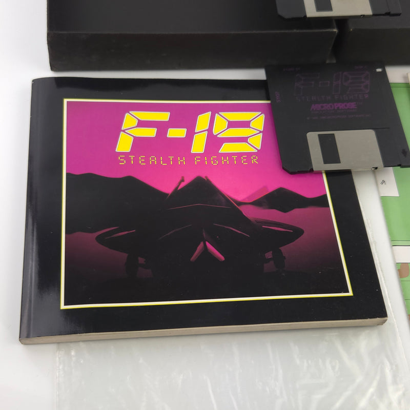 Atari ST STE Spiel : F-19 Stealth Fighter - Diskette Anleitung OVP / Micro Prose