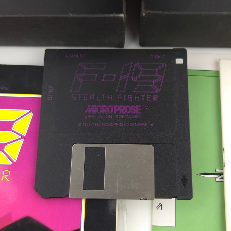 Atari ST STE Spiel : F-19 Stealth Fighter - Diskette Anleitung OVP / Micro Prose