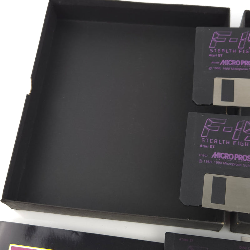 Atari ST STE Spiel : F-19 Stealth Fighter - Diskette Anleitung OVP / Micro Prose