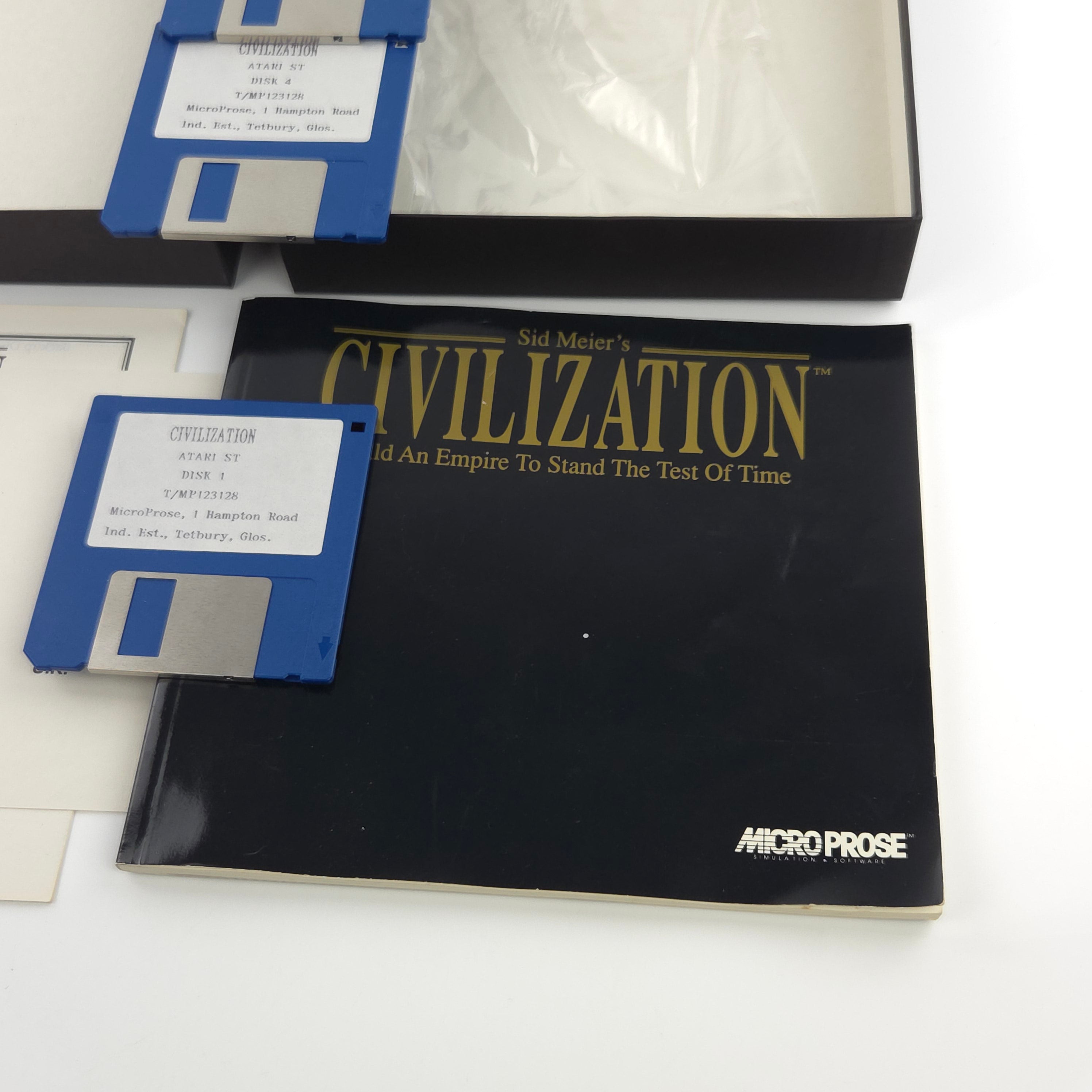 Atari ST STE Spiel : Sid Meiers Civilization - Diskette Anleitung OVP