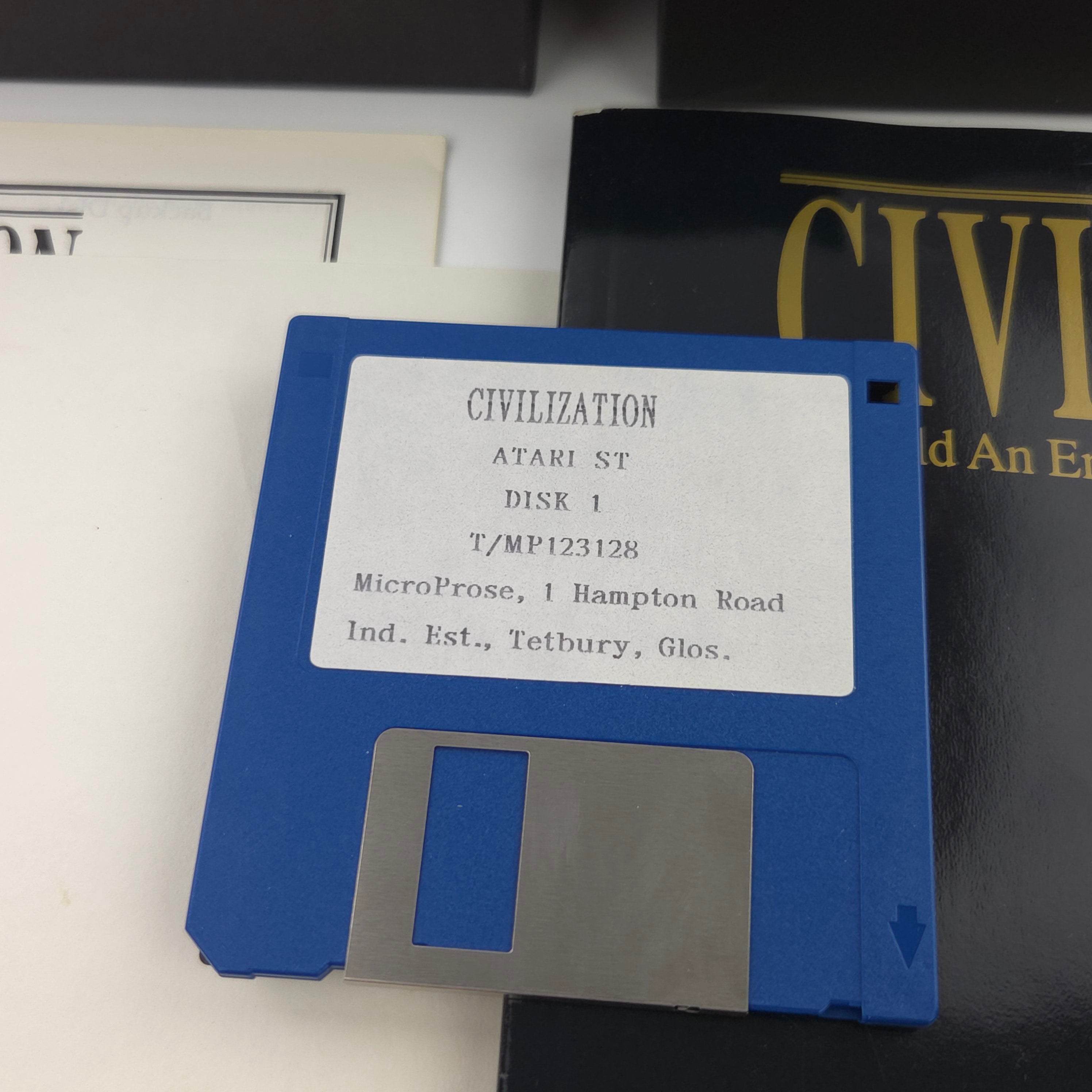 Atari ST STE Spiel : Sid Meiers Civilization - Diskette Anleitung OVP