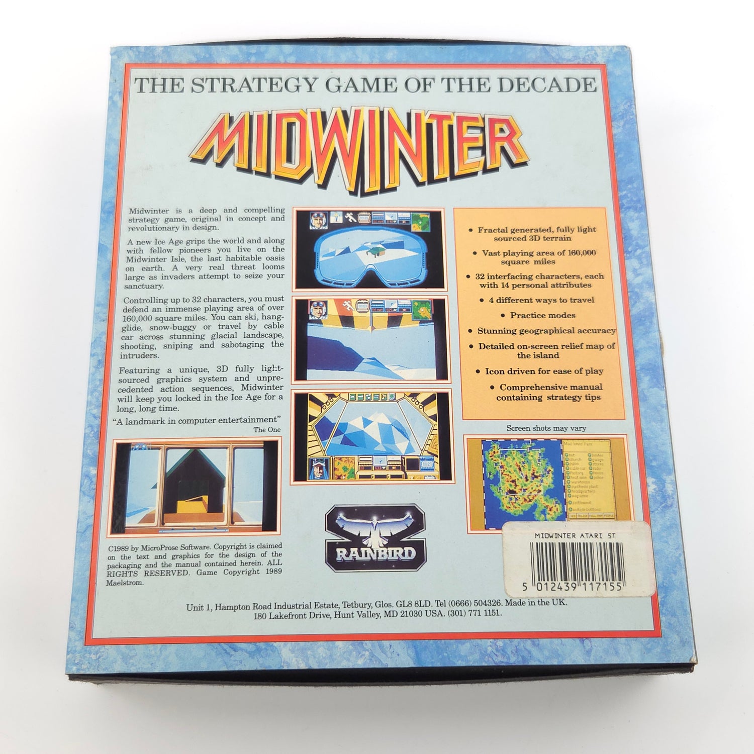 Atari ST STE Spiel : Midwinter I & II Flames of Freedom - Diskette Anleitung OVP