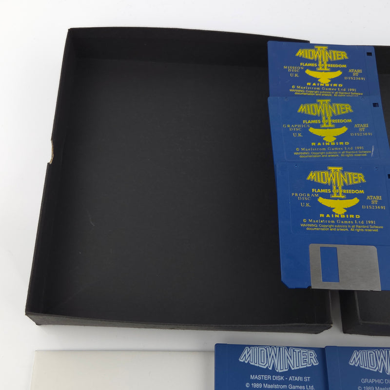 Atari ST STE Spiel : Midwinter I & II Flames of Freedom - Diskette Anleitung OVP