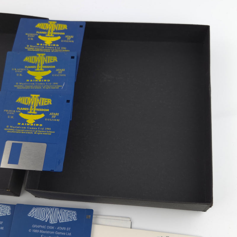 Atari ST STE Spiel : Midwinter I & II Flames of Freedom - Diskette Anleitung OVP