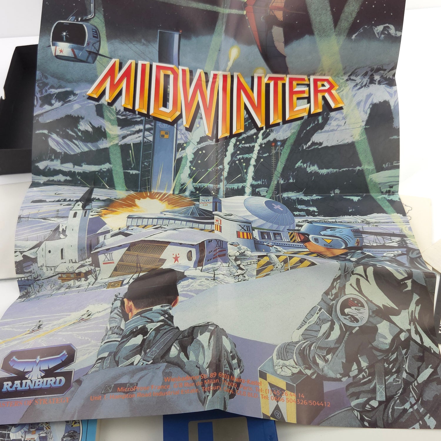 Atari ST STE Spiel : Midwinter I & II Flames of Freedom - Diskette Anleitung OVP
