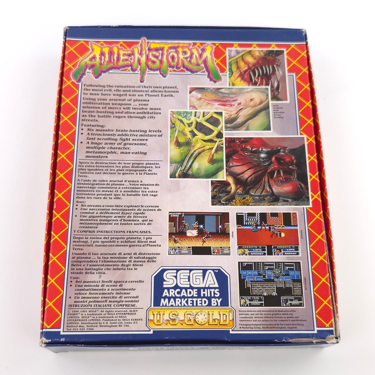 Atari ST STE Spiel : Alien Storm - Diskette Anleitung OVP / SEGA