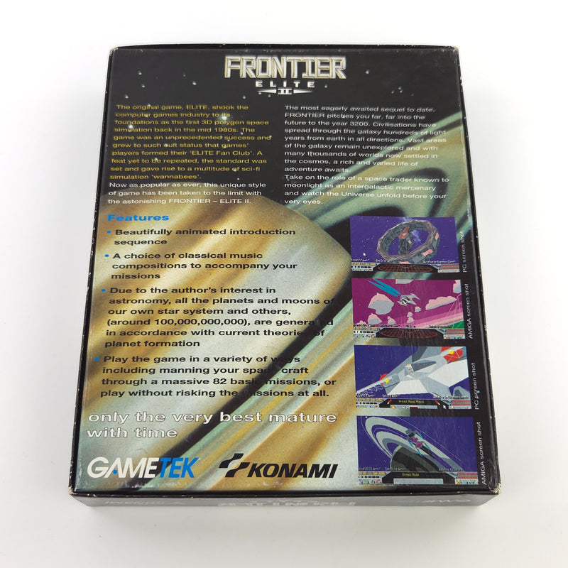 Atari ST STE Spiel : Frontier Elite II - Diskette Anleitung OVP / Konami