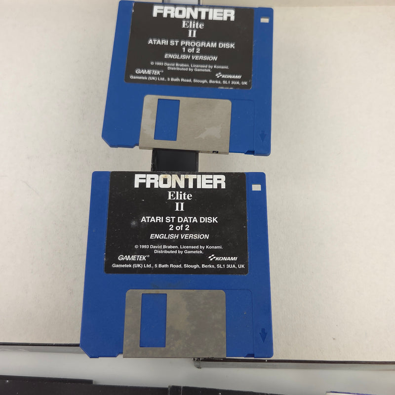 Atari ST STE Spiel : Frontier Elite II - Diskette Anleitung OVP / Konami