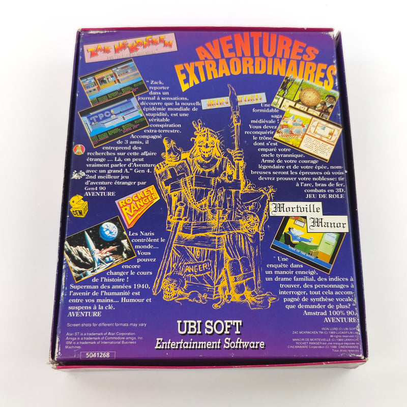 Atari ST STE Spiel : Aventures Extraordinaires - Diskette Anleitung OVP