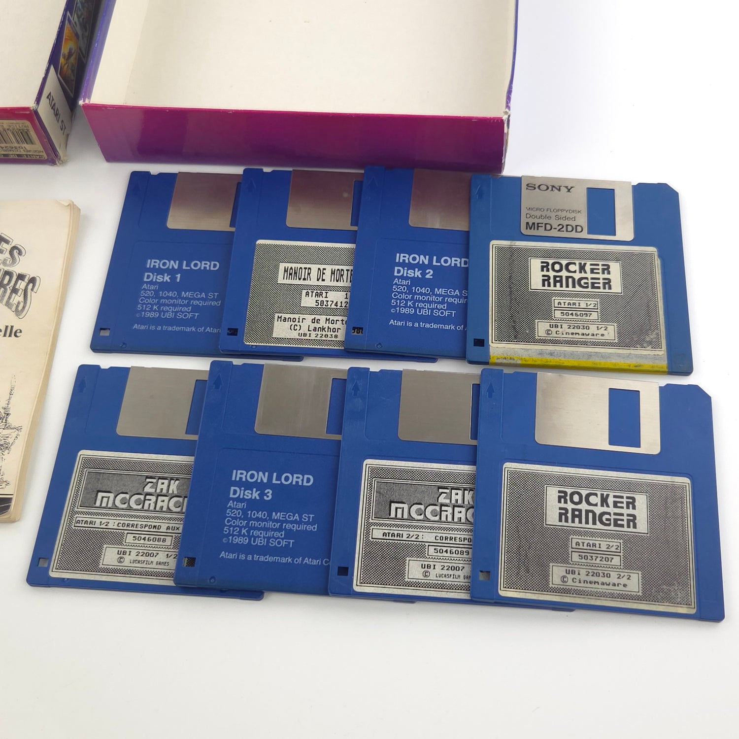Atari ST STE Spiel : Aventures Extraordinaires - Diskette Anleitung OVP
