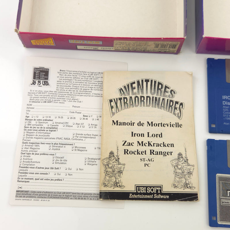 Atari ST STE Spiel : Aventures Extraordinaires - Diskette Anleitung OVP