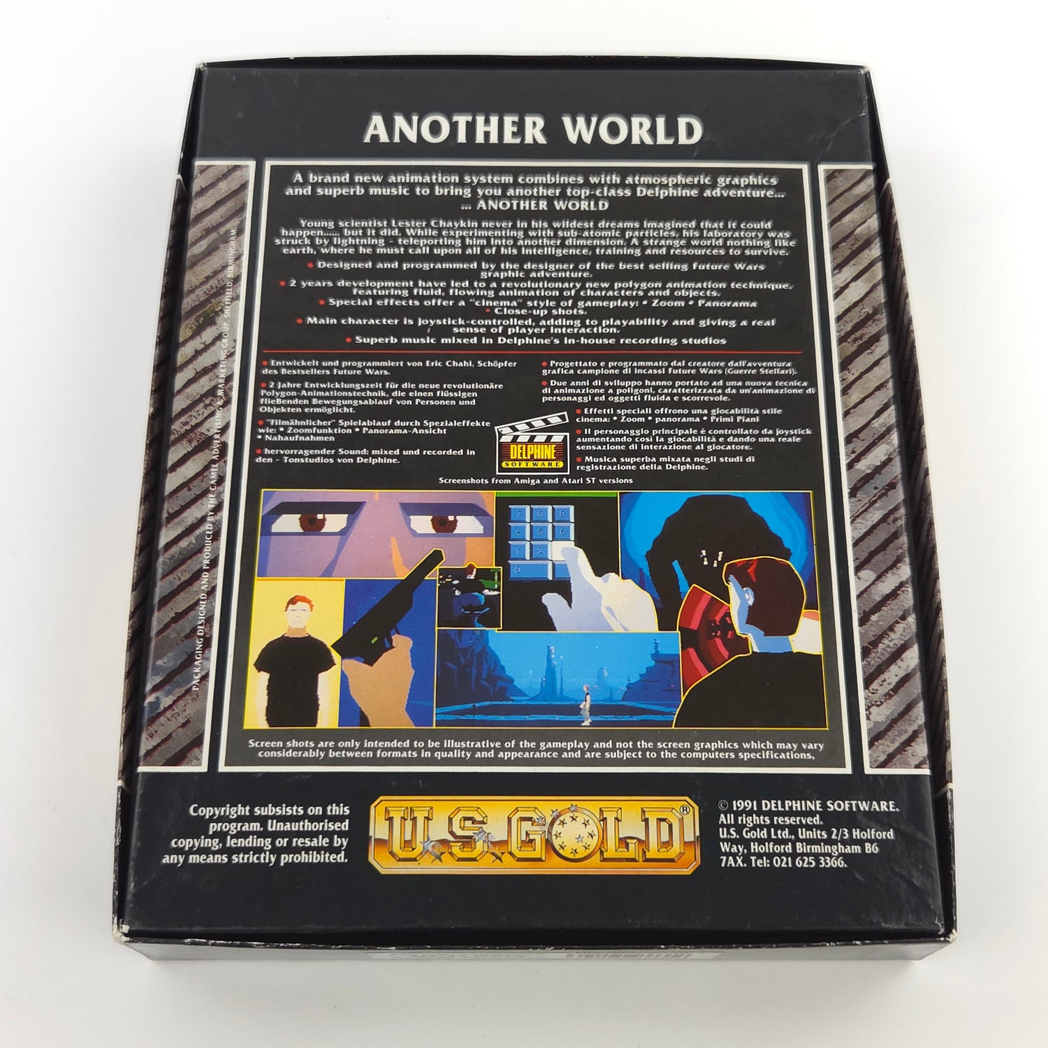 Atari ST STE Spiel : Another World - Diskette Anleitung OVP / US Gold