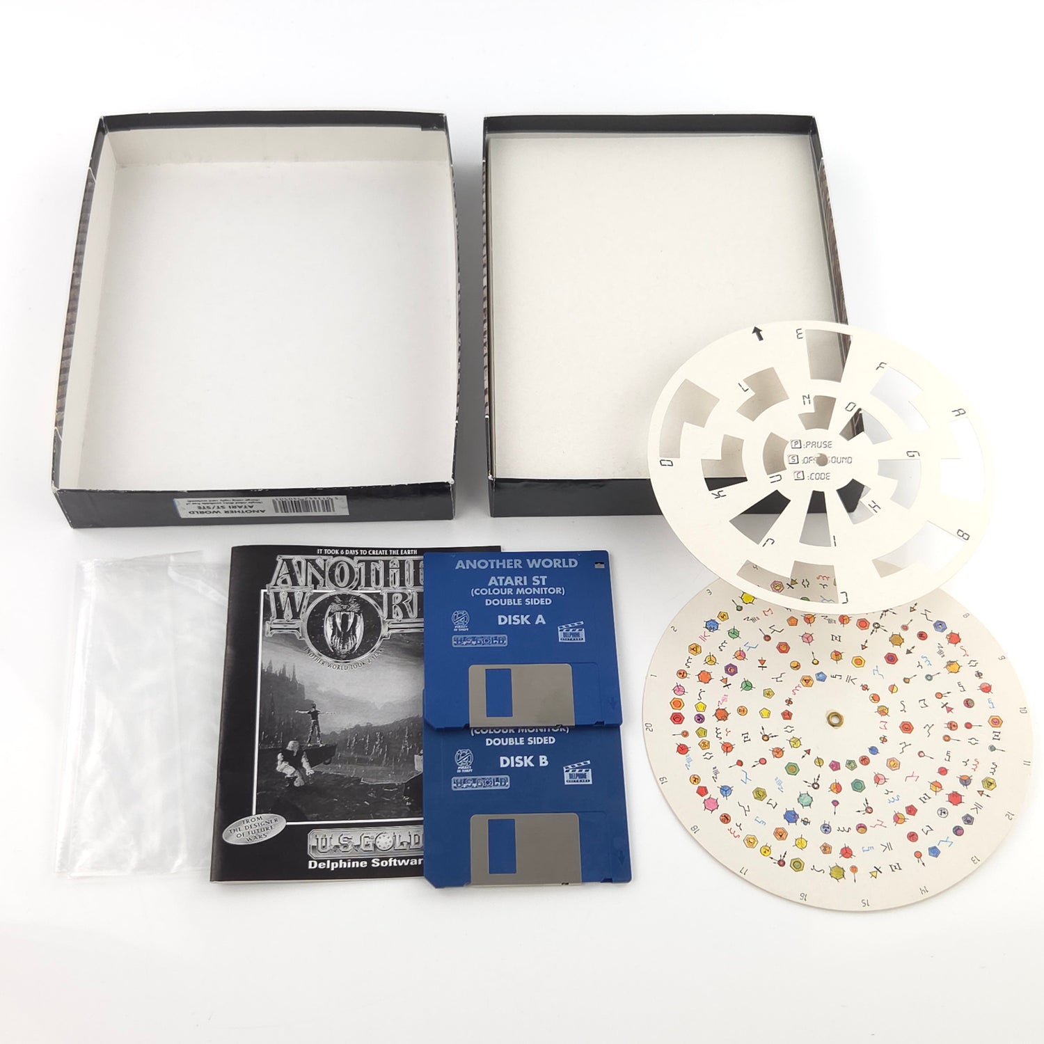 Atari ST STE Spiel : Another World - Diskette Anleitung OVP / US Gold