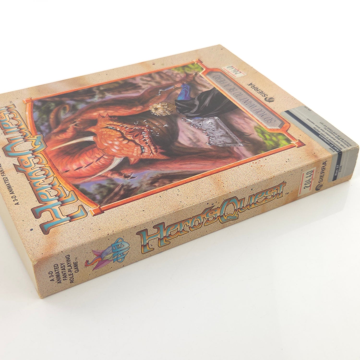 Atari ST STE Spiel : Hero´s Quest - Diskette Anleitung OVP / Sierra