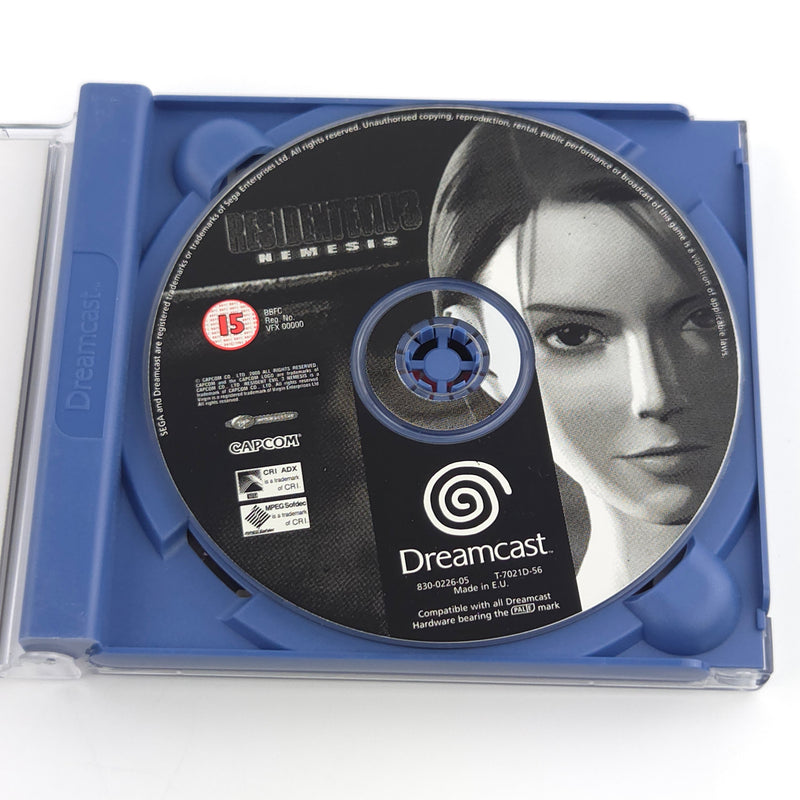 Sega Dreamcast Spiel : Resident Evil 3 Nemesis - CD Anleitung OVP / PAL DC