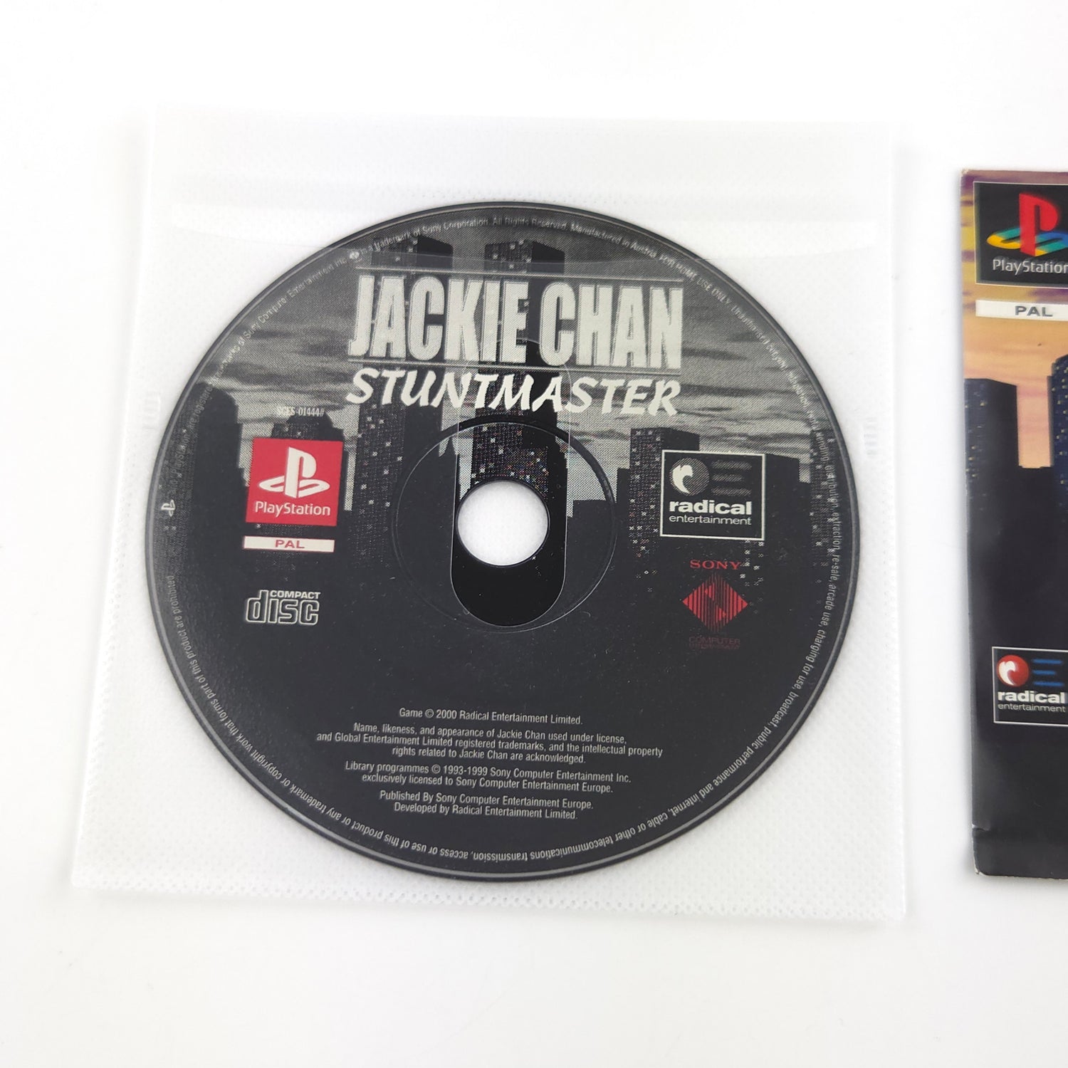 Sony Playstation 1 Spiel : Jackie Chan Stuntmaster - Lose CD Disk / PS1 PSone