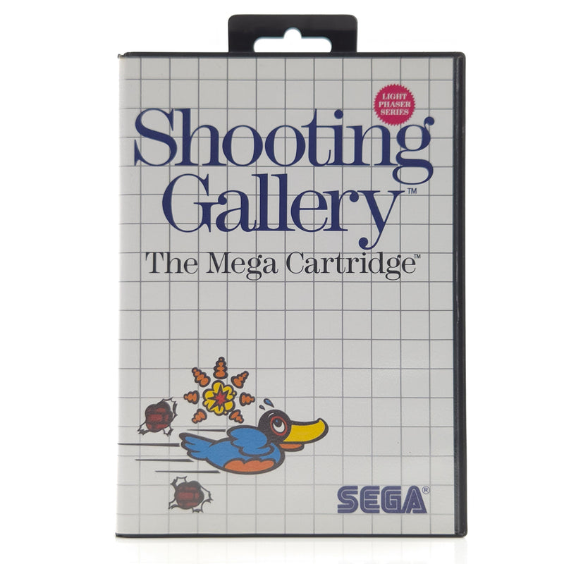 Sega Master System Spiel : Shooting Gallery - SEGA Sticker versiegelt NEU OVP