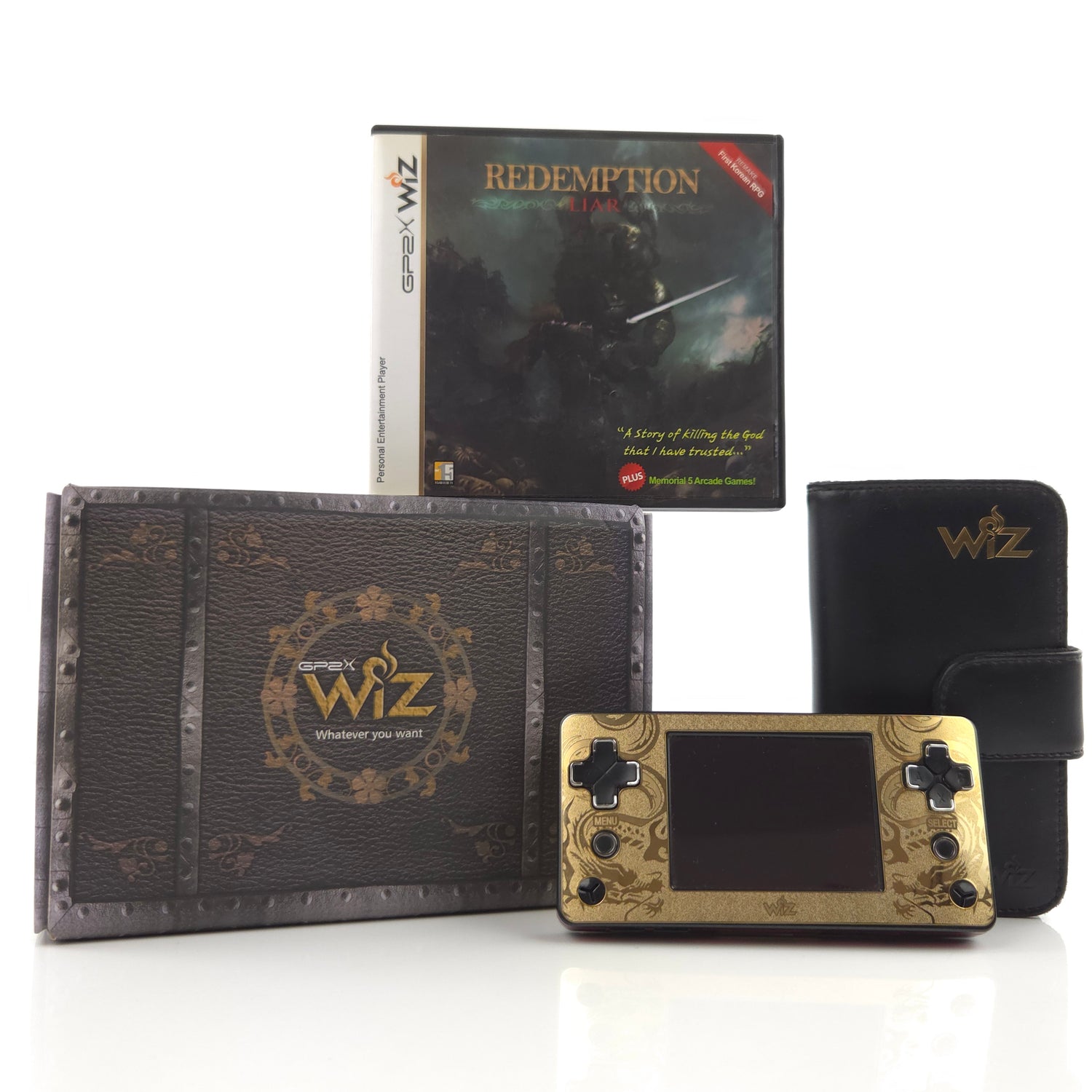 Koreanische Handheld Retro Konsole : GP2X Wiz Console + Spiel Redemption
