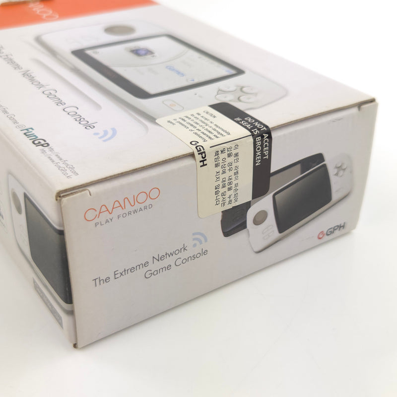 CAANOO Play Forward - The Extreme Network Game Console / OVP Clear white