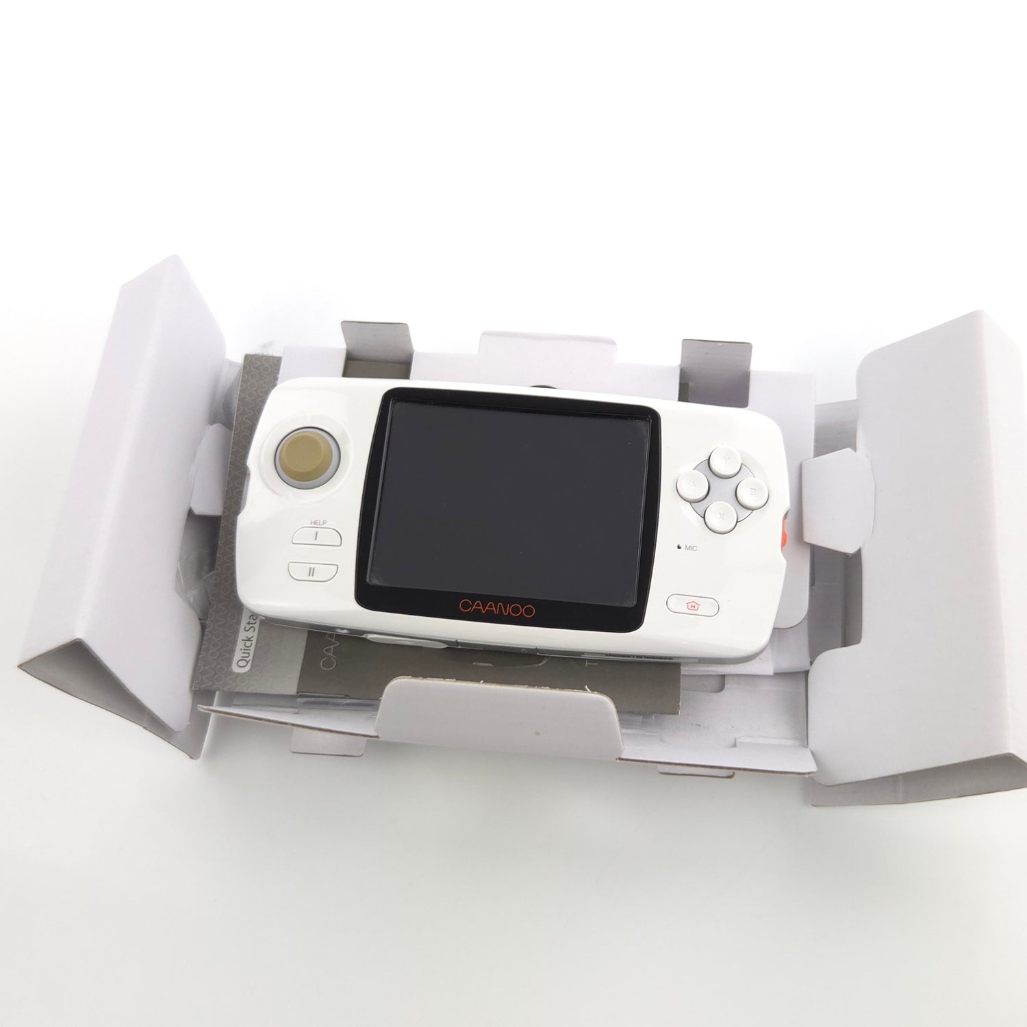 CAANOO Play Forward - The Extreme Network Game Console / OVP Clear white