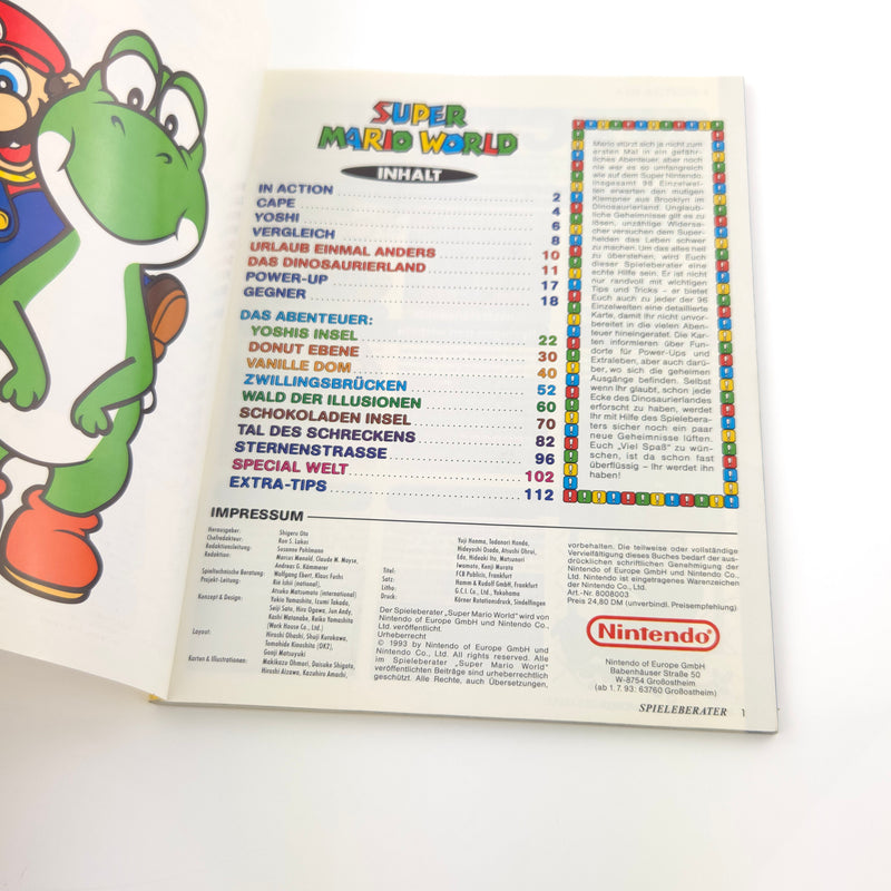 Der offizielle Nintendo Spieleberater : Super Mario World - Lösungsbuch SNES