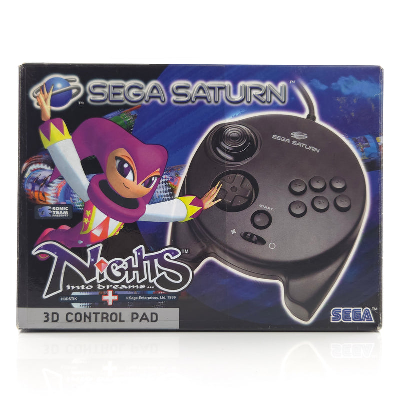 Sega Saturn Spiel : Nights into Dreams + 3D Control Pad Gamepad - OVP NEU 02