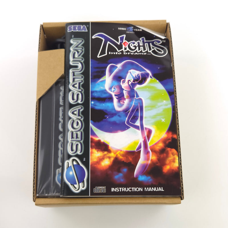 Sega Saturn Spiel : Nights into Dreams + 3D Control Pad Gamepad - OVP NEU 03