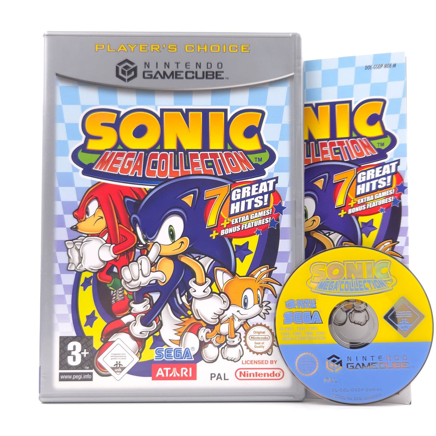 Nintendo Gamecube Spiel : Sonic Mega Collection - CD Anleitung OVP / GC PAL