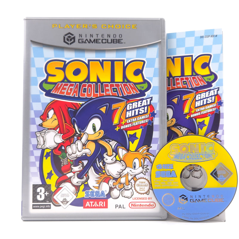 Nintendo Gamecube Spiel : Sonic Mega Collection - CD Anleitung OVP / GC PAL