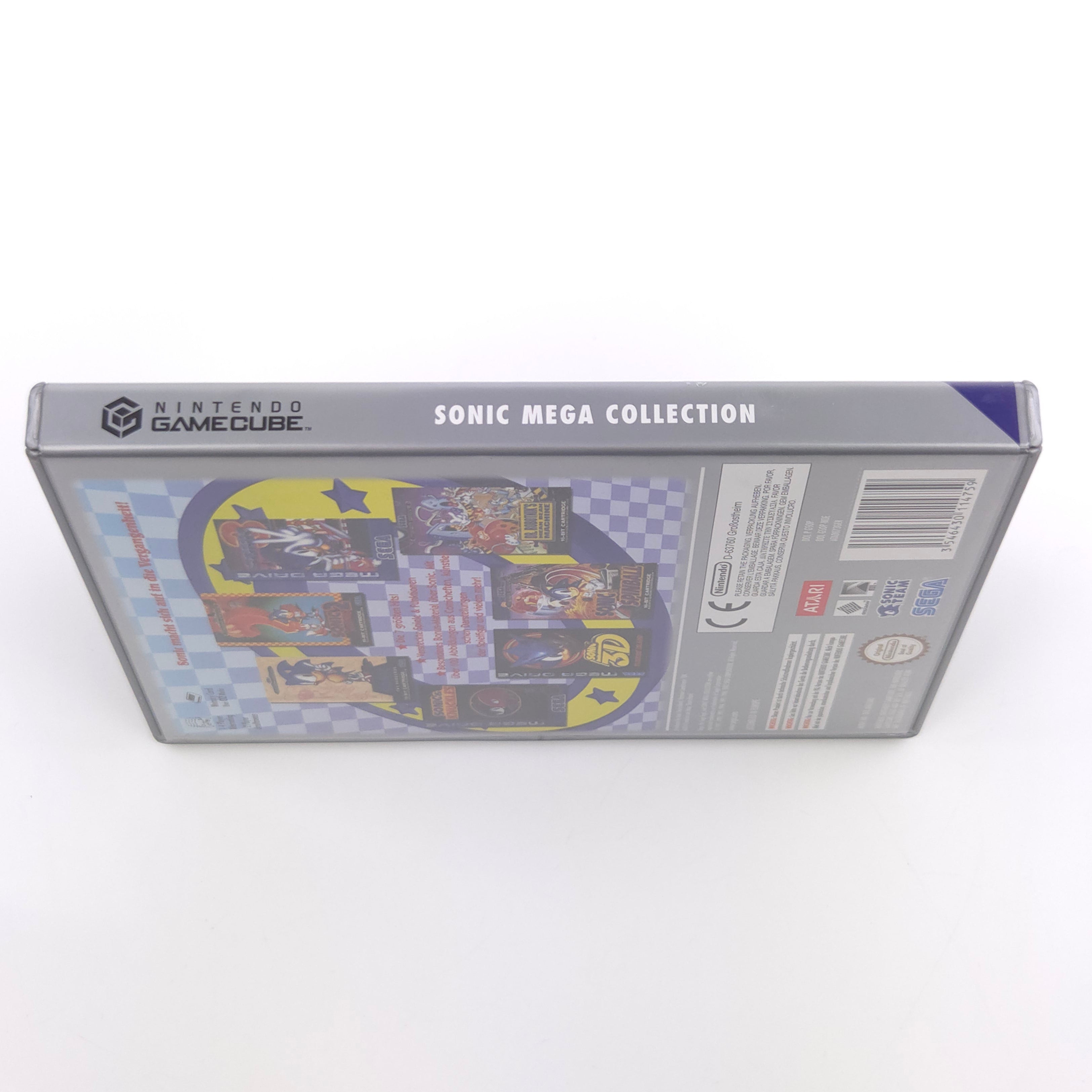 Nintendo Gamecube Spiel : Sonic Mega Collection - CD Anleitung OVP / GC PAL