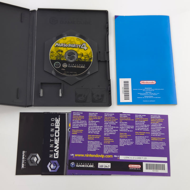 Nintendo Gamecube Spiel : Mario Party 4 - CD Anleitung OVP Erstauflage - GC